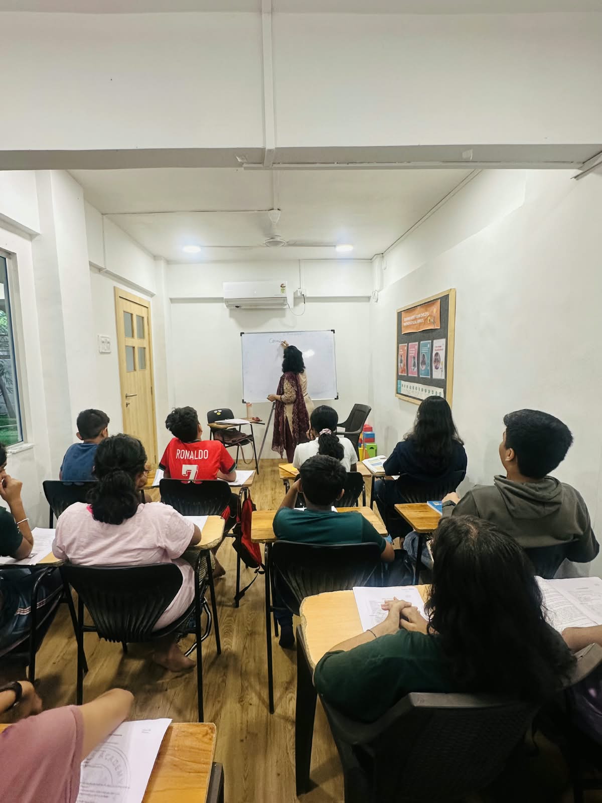 Individual student attention in small batches